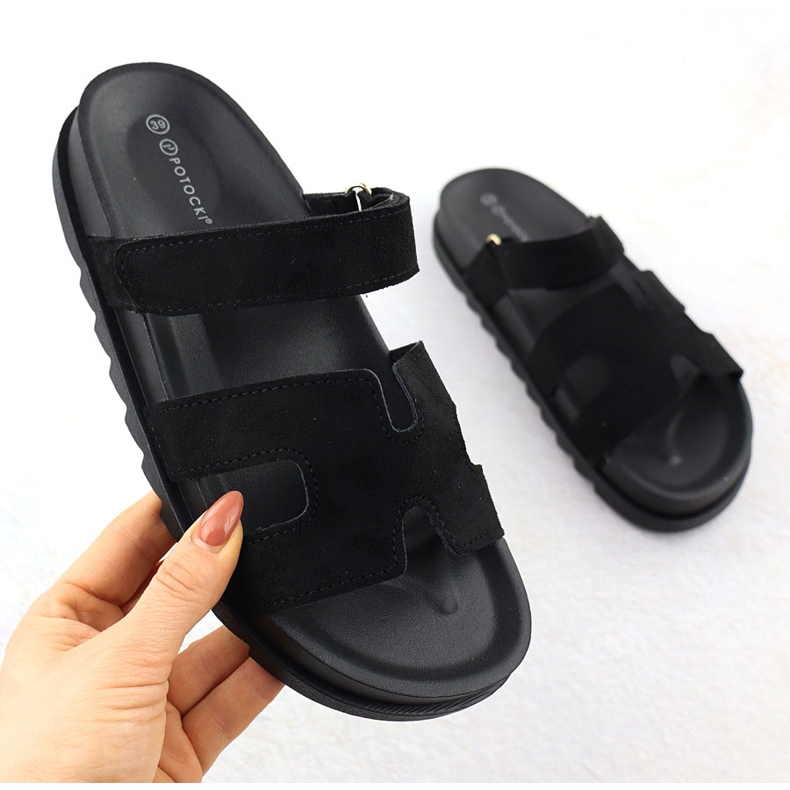 Damenschuhe schwarze Potocki GN17303 1