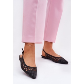 Black -Haeled Ballerinas schwarz 2