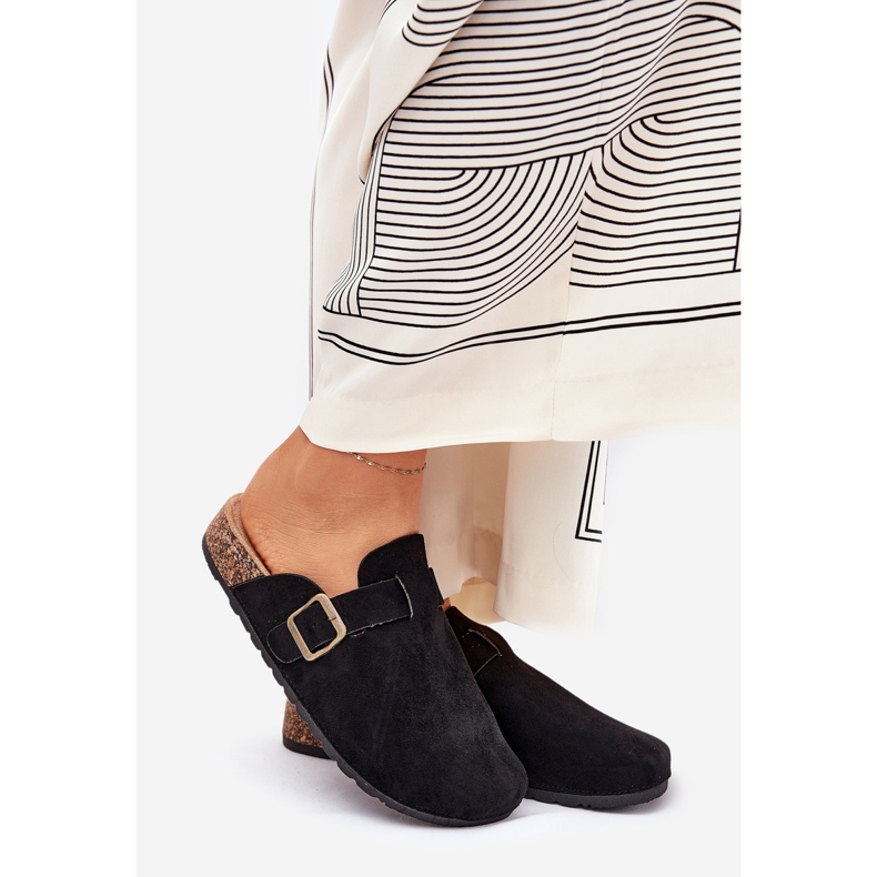 Hausschuhe Frauen und auf der Plattform mit schwarzer Klemme 1