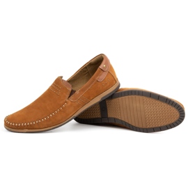 KOMODO Herren Lederslipper 876 camel braun 3