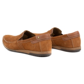 KOMODO Herren Lederslipper 876 camel braun 6