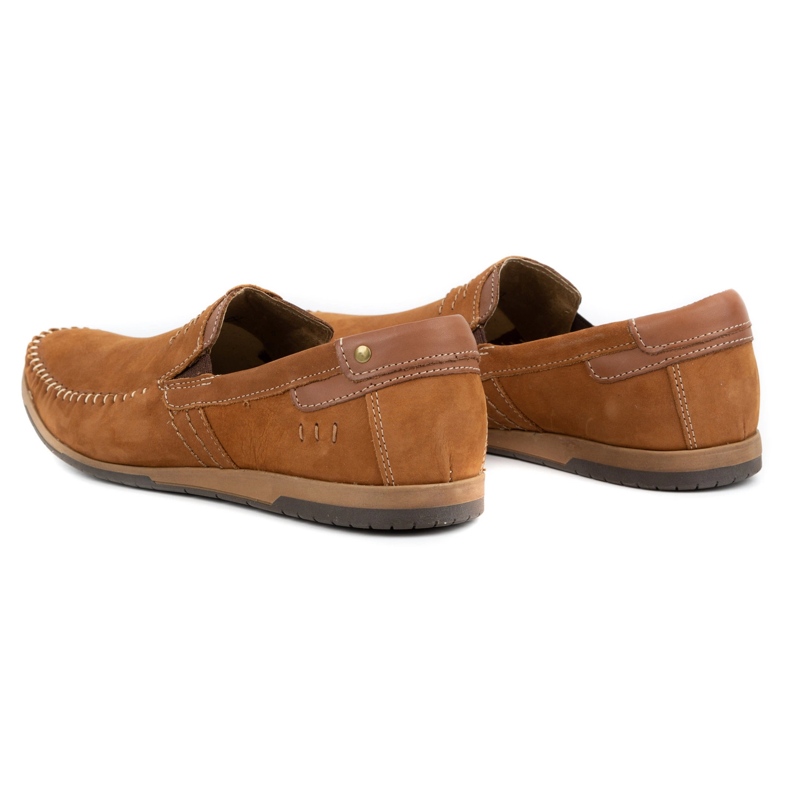 KOMODO Herren Lederslipper 876 camel braun 6