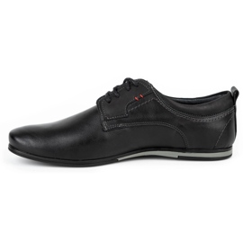 Olivier Herren Lederschuhe 731 Schwarz 1