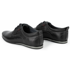 Olivier Herren Lederschuhe 731 Schwarz 6