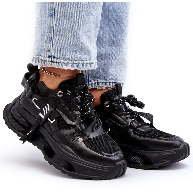 GOE Damen Sneakers NN2N4040 Schwarz 6