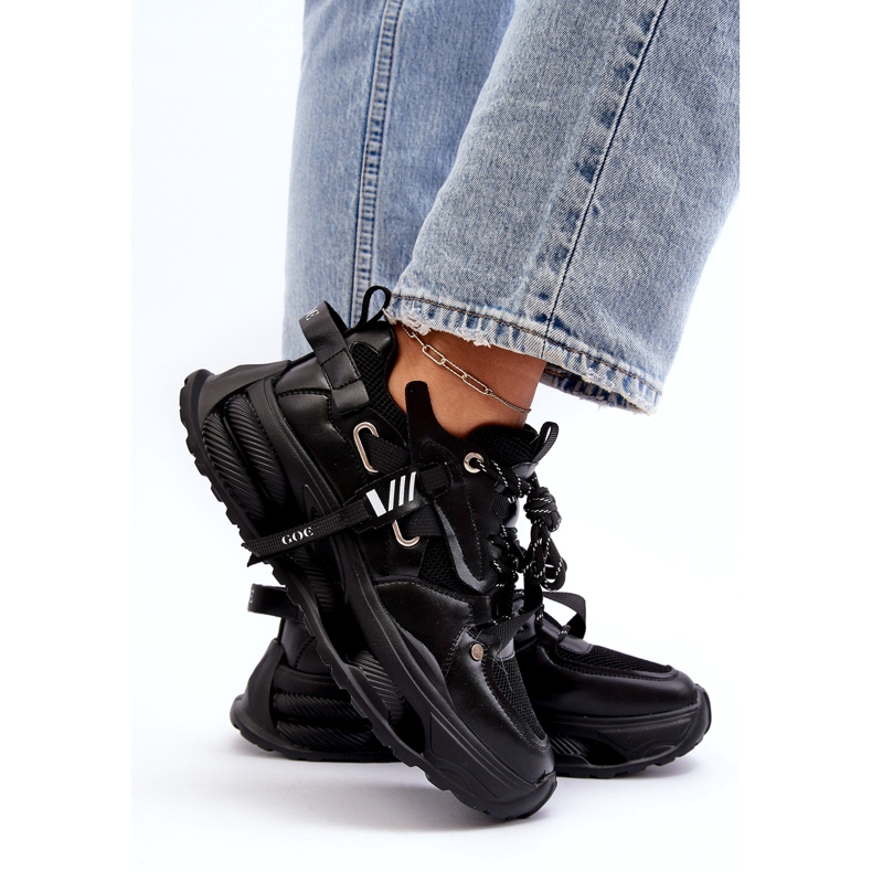 GOE Damen Sneakers NN2N4040 Schwarz 4
