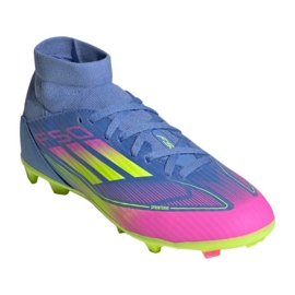 Adidas F50 League FG/Mg Mid JP7264 Fußballschuhe blau 2