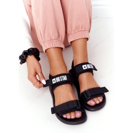 Damen Sportsandalen Big Star HH274A024 Schwarz 4