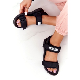 Damen Sportsandalen Big Star HH274A024 Schwarz 5