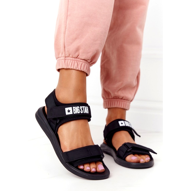 Damen Sportsandalen Big Star HH274A024 Schwarz 2