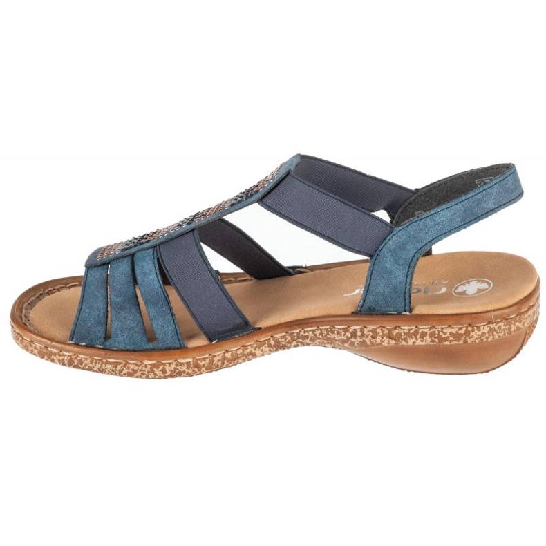 Rieker Sandalen 628G7-14 Sandalen blau 1