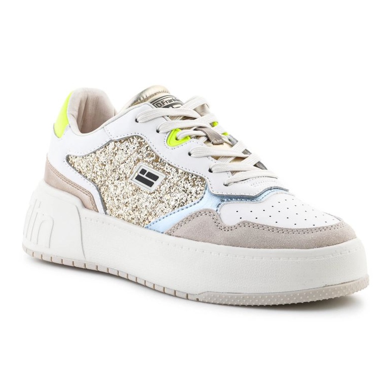 D.Franklin Court Basic Glitter DFSH321096-Gold-Schuhe weiß 1