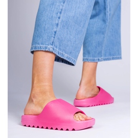 Frauenfuchsia -Gummi -Flip -Flops für Frauen rosa 1