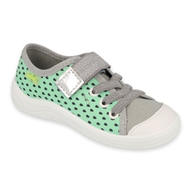 Befado Kinder-Sneaker 251x189 Grün-Grau 1