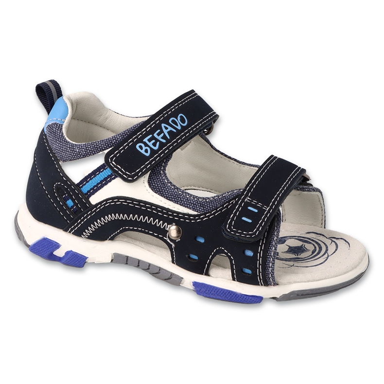 Befado Kindersandalen, Lederinnensohle, 170X104, Marineblau 1