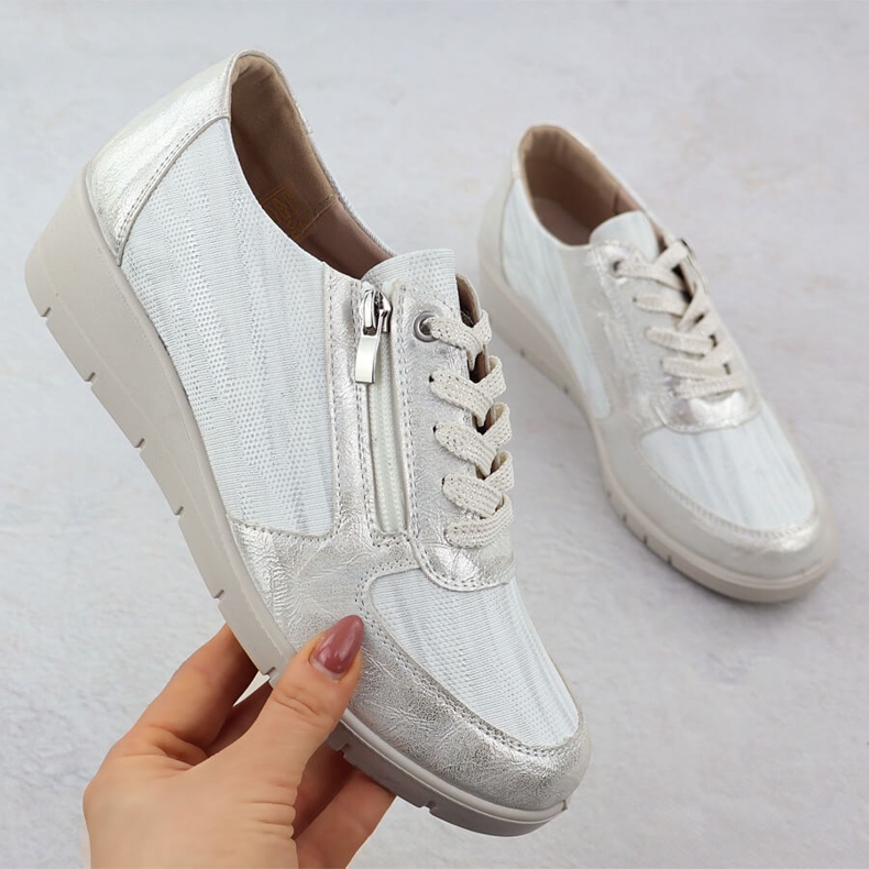 Serviceschuhe für Silber Sabatina LH01 silber- 1