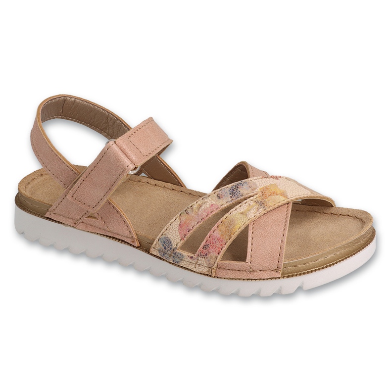 Befado Kindersandalen mit Ledereinsatz 062Y004 blassrosa 1