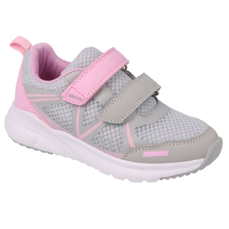 Befado Kindersportschuhe für Klettverschlüsse 516Y404 Grau-Pink 1