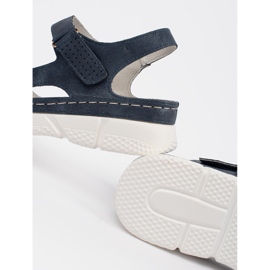 Goodin Navy Classic Damensandalen für Frauen blau 1