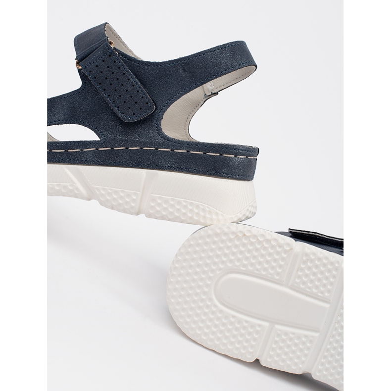 Goodin Navy Classic Damensandalen für Frauen blau 1