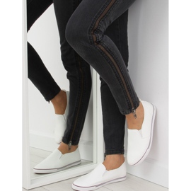 Turnschuhe slip-on weiß xl08p weiß 2