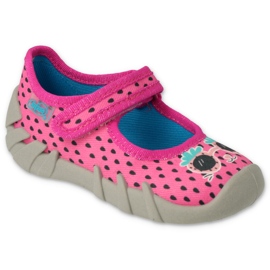 Befado Kinderhausschuhe Speedy 109N250 rosa 1