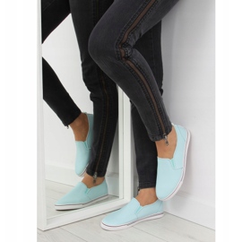 Turnschuhe slip-on blau xl08p L.BLUE 2