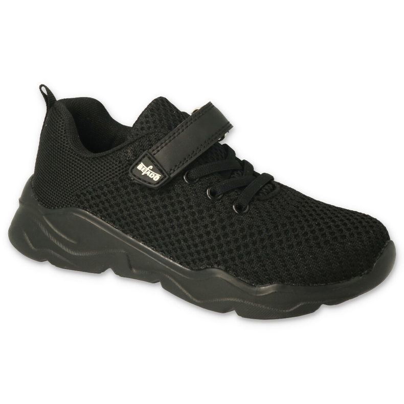 Befado Jugendsportschuhe mit Klettverschluss 516Q263 Schwarz 1