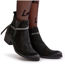 Zazoo 60478 Wildleder High Heels Isoliert Schwarzer Reißverschluss 5