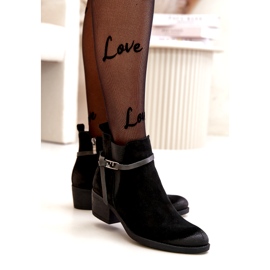 Zazoo 60478 Wildleder High Heels Isoliert Schwarzer Reißverschluss 3