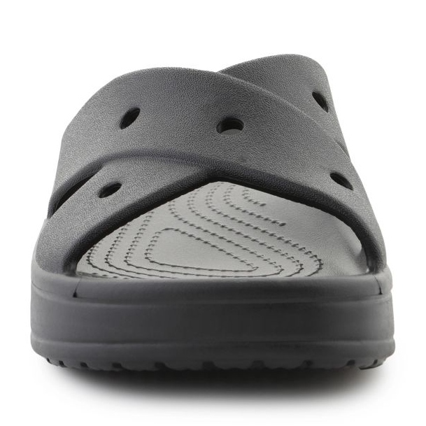 Crocs Classic Womens Cross Gurt Flip Flops 210840-001 schwarz 2