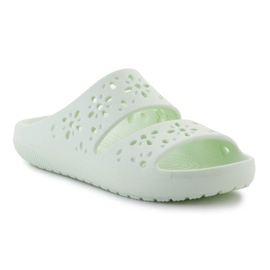 Crocs Classic Blumenausschnitt Sandale 210966-3YH Flip-Flops grün 1