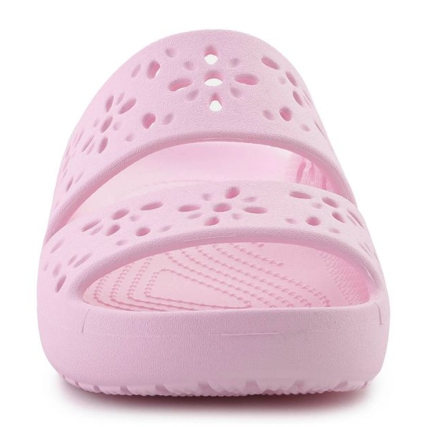 Crocs Classic Blumenausschnitt Sandale 210966-6w rosa 2