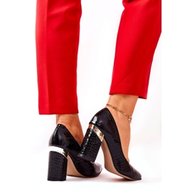 Lewski Shoes Lewski Lederpumpen 3117 Schwarz 4