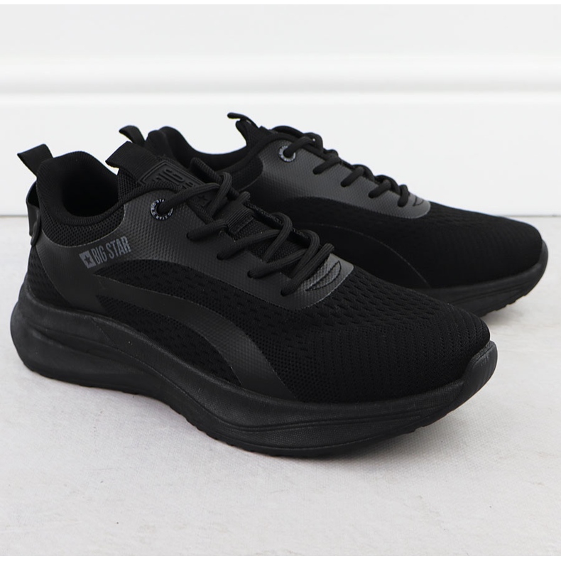 Herren Sportschuhe Sneaker Black Big Star RR174273 schwarz 1