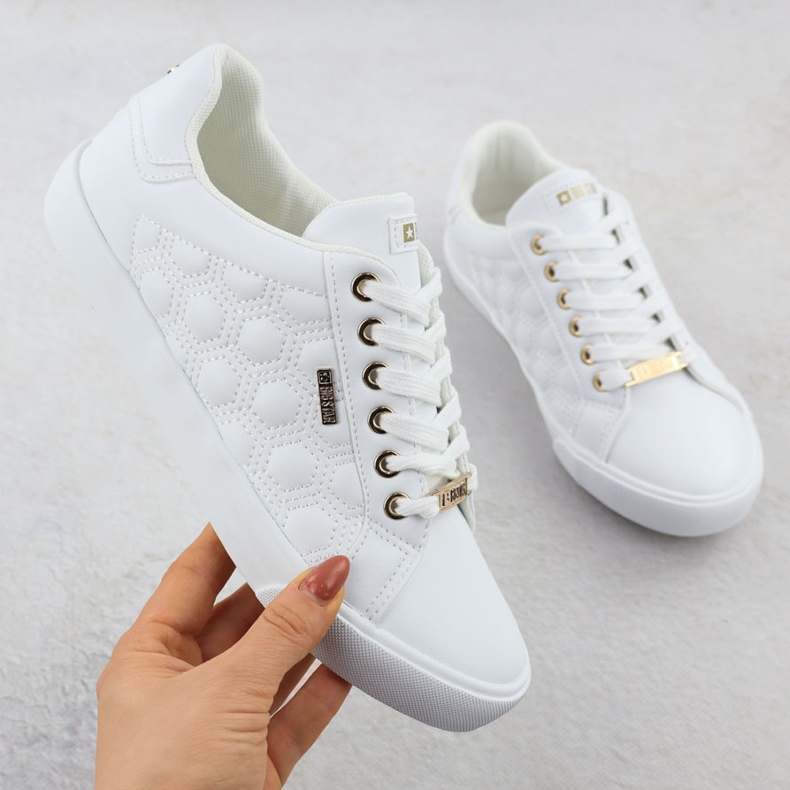 Frauen Sneakers Ecoski White Big Star RR274322 weiß 1