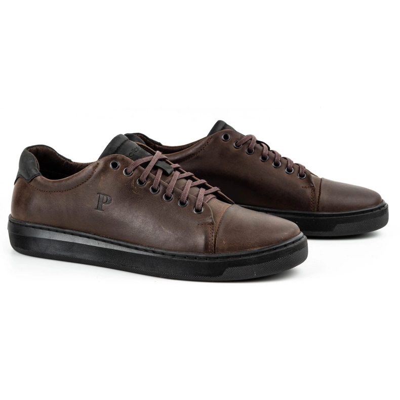 Polbut Herren Lederschuhe 2109 braun 2