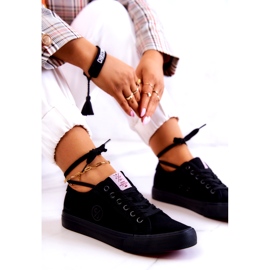 Cross Jeans Frauenmaterial -Sneaker überqueren Jeans JJ2R4049C Schwarz 4