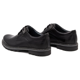 Kampol Leder Herrenschuhe 32/15 Schwarz 5