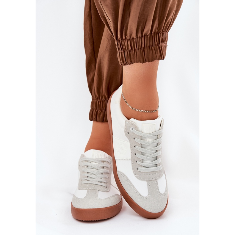 Frauen-Sneaker Big Star RR274371 Weißgrau 2