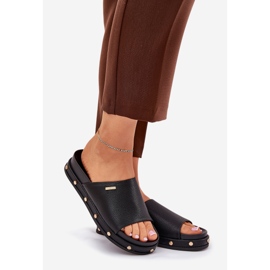 Damenflip Flops auf der Plattform mit Big Star RR274214 Schwarzen Stollen 1