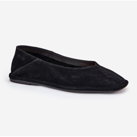 Frauen Wildleder Ballerinas Big Star RR274080 Schwarz 4