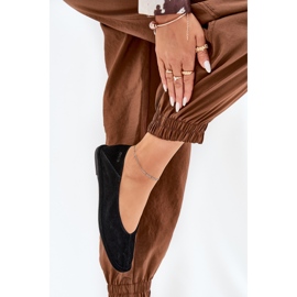 Frauen Wildleder Ballerinas Big Star RR274080 Schwarz 5