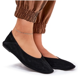 Frauen Wildleder Ballerinas Big Star RR274080 Schwarz 9