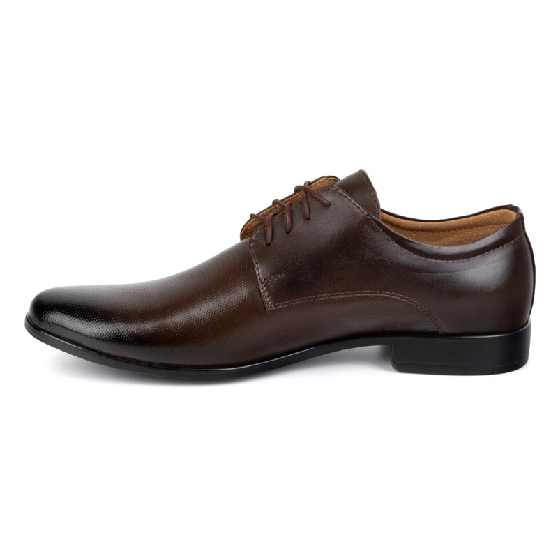 Olivier Herrenschuhe formales Leder 271t9lu dunkelbraun 1