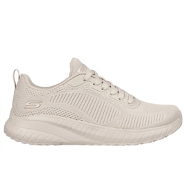 Skechers Memory Foam Bobs Squad Chaos Schuhe W 117209 Nude beige 5