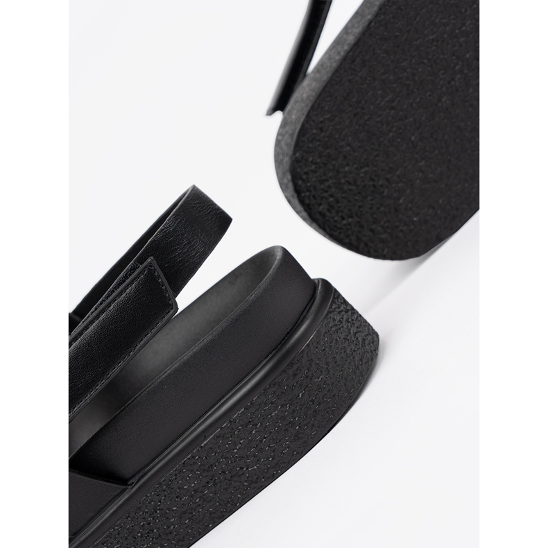 Goodin Klassische Sandalen auf der schwarzen Plattform 1