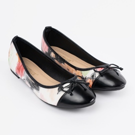 Bunte Ballerinas mit schwarzer Nase mehrfarbig 3