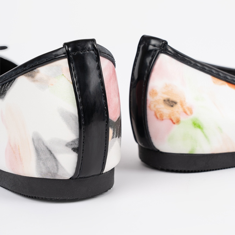 Bunte Ballerinas mit schwarzer Nase mehrfarbig 1