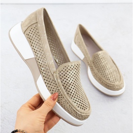 Openwork -Schuhe für Frauen auf der Sergio Leone 094H Goldene Plattform 1